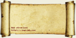 Nadja Stojaković vizit kartica